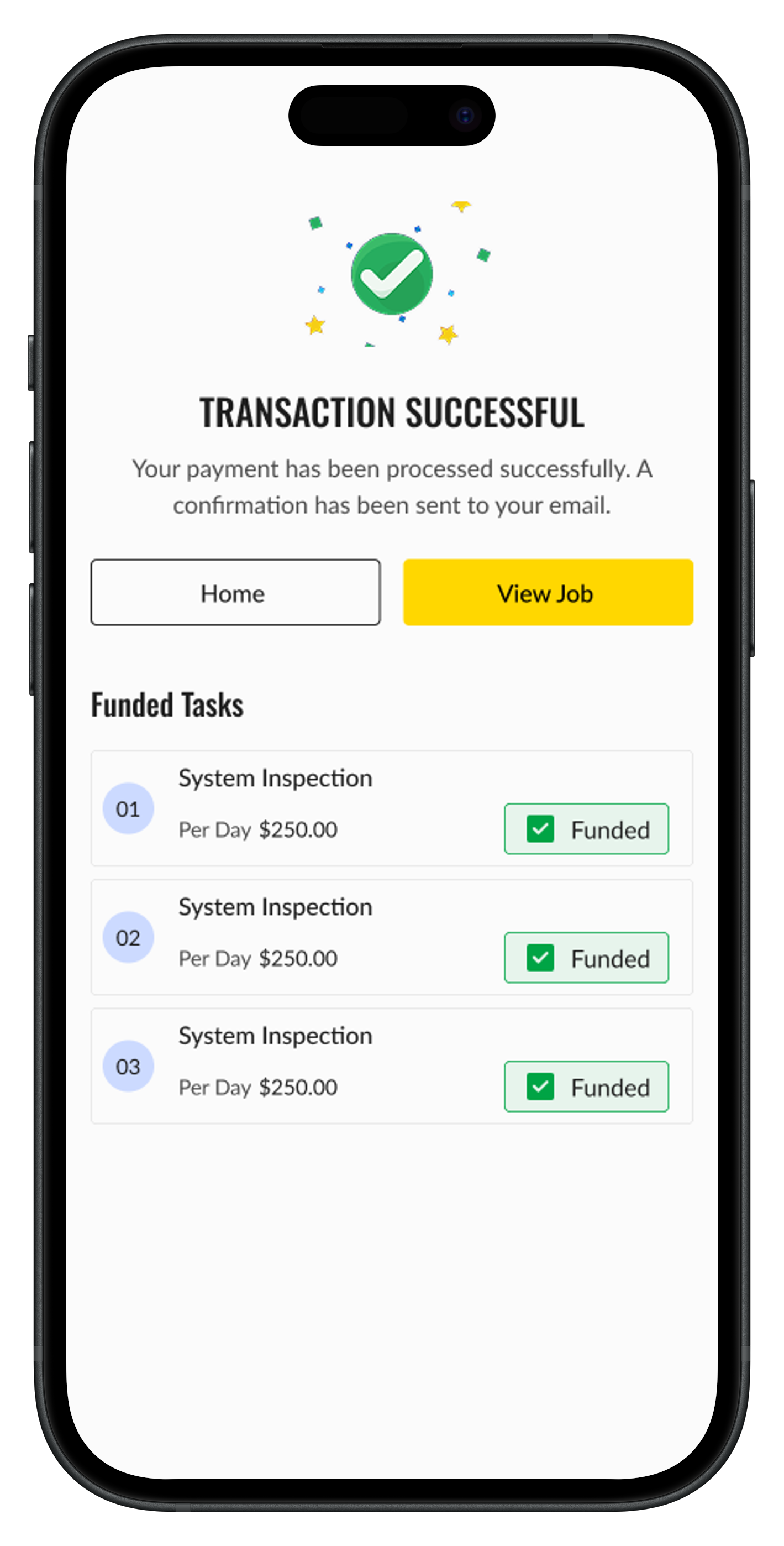 Peresia mobile app interface 6